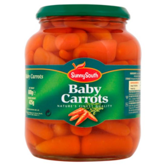 Picture of SunnySouth Whole Baby Carrots 680g x12